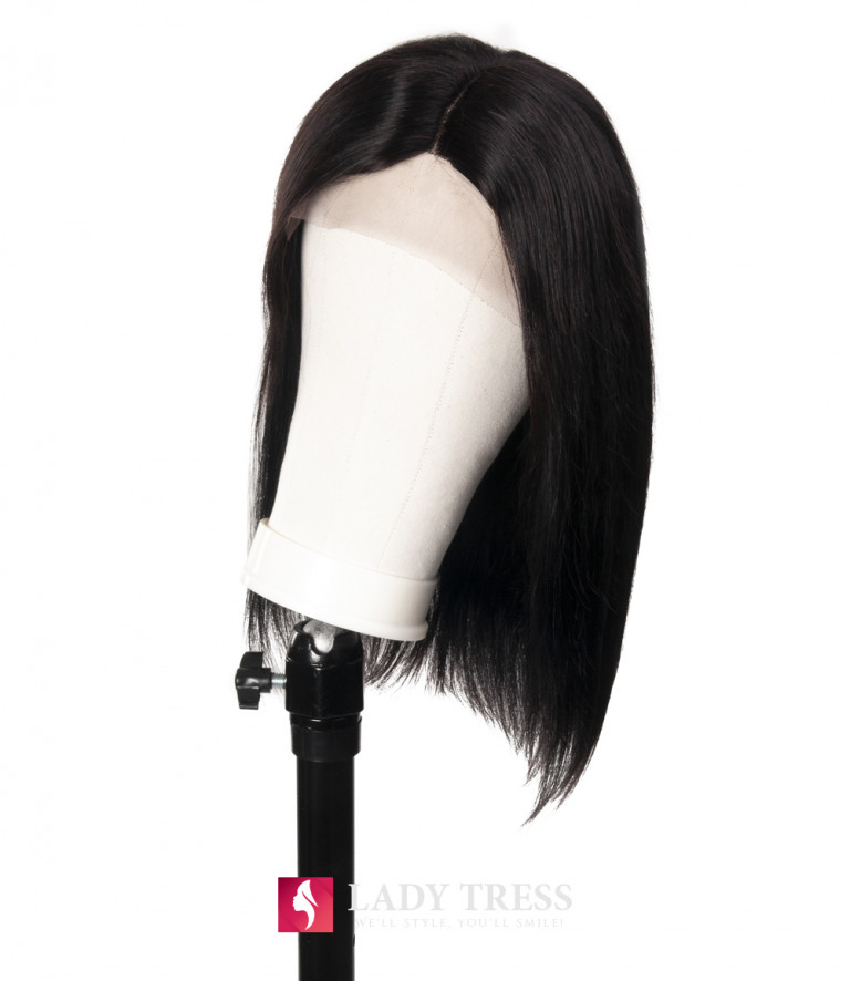 Ladytress 100% unprocessed Brazilian virgin remy T part lace front wig