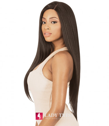 4x4 Hand Tied Lace Part with Silk Base Magic Lace U-Shape Human Hair Wig - MLUH103
